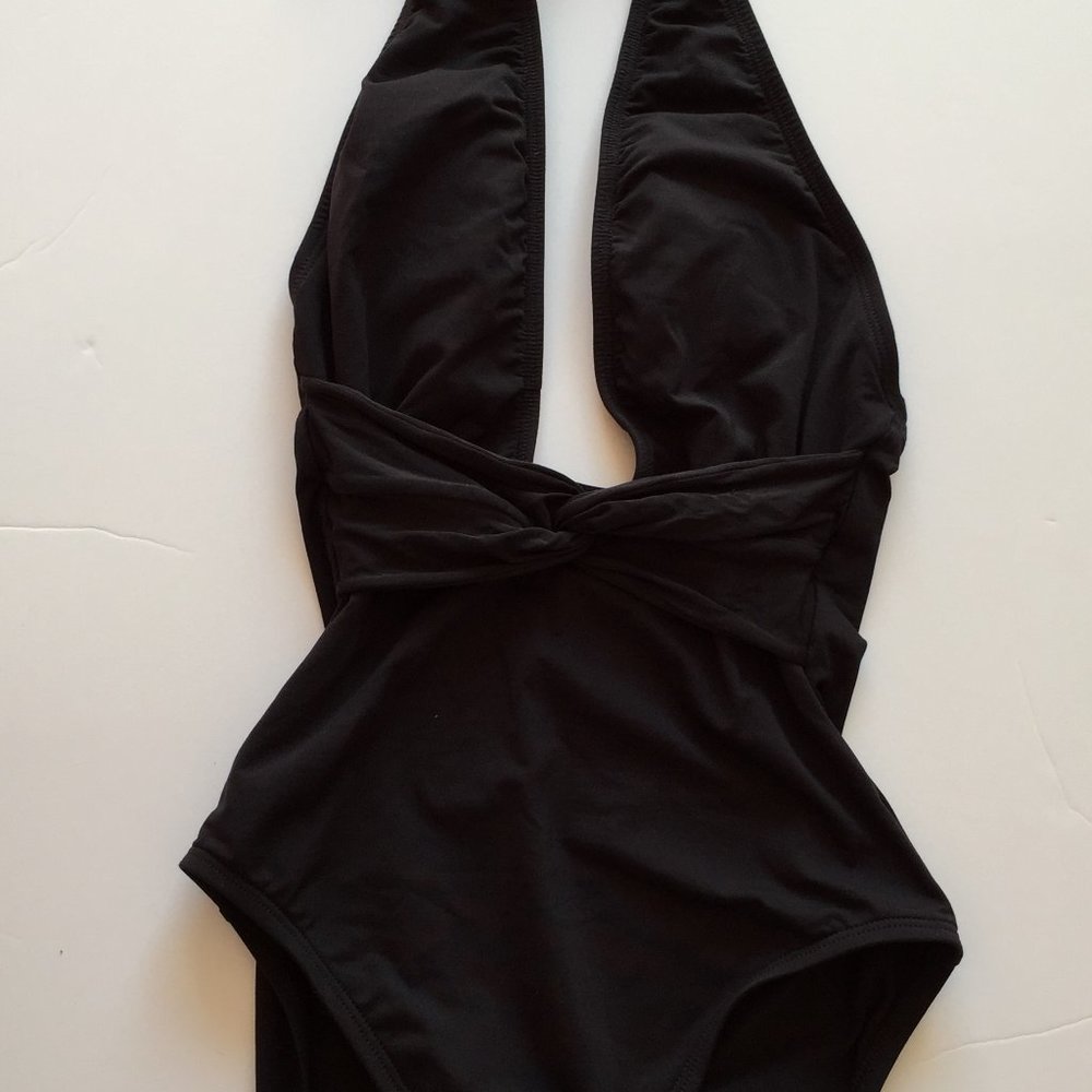 ANNE COLE HALTER SWIMSUIT